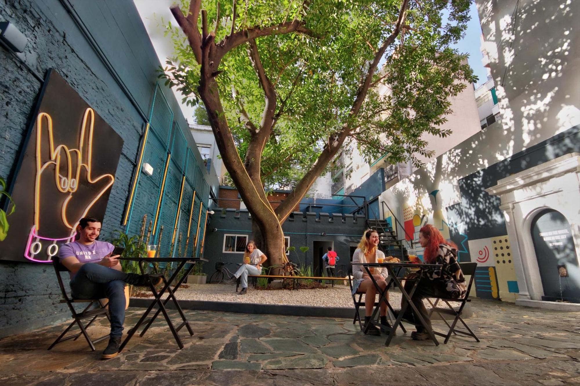 בואנוס איירס Play Hostel Garden מראה חיצוני תמונה